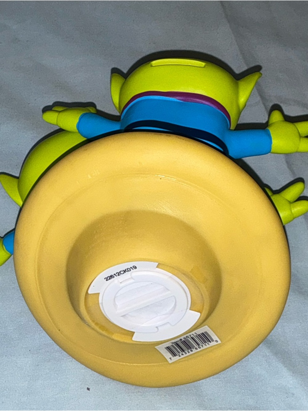 The Claw Green Alien Toy Coin Bank Blue Outfit Standing - Picture 8 of 16